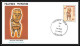 Delcampe - 1722 épreuve De Luxe / Deluxe Proof Polynésie (Polynesia) N° 227/229 Tikis En Polynésie Statue Statuette + Fdc - Imperforates, Proofs & Errors