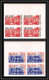 Andorre (Andorra) N°388/389 Europa1990 Batiments Postaux Poste Non Dentelé Imperf ** MNH Bloc 4 Cote 288 Euros - 1990