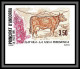 Andorre (Andorra) N°405/406 Animaux Animals Vache Caw Mouton Sheep Non Dentelé Imperf Neuf ** MNH 1991 Cote 50 - Ferme