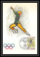 Delcampe - 2152/ Carte Maximum (card) France N°1543/1547 Jeux Olympiques (olympic Games) Grenoble 1968 édition André - Invierno 1968: Grenoble