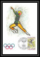 Delcampe - 2157/ Carte Maximum (card) France N°1543/1547 Jeux Olympiques (olympic Games) Grenoble 1968 Edition Fdc - Hiver 1968: Grenoble