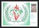 5368/ Carte Maximum (card) France Service N°39/42 Unesco Droits De L'homme Fdc Edition Parison 1971 Human Rights - Covers & Documents