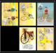 Allemagne (germany) - Carte Maximum (card) 2115 - Fur Die Jugend Berlin SPORT Velo (Cycling) 1985 Lot De 5 Cartes - Ciclismo