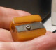 Rectangular Block; Bakelite Amber. Temperamatite, Pencil-Sharpener, Taille Crayon, Anspitzer. Used. - Autres & Non Classés