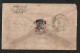 Federated Malayan States Stamp On Cover Kwalalumpur To India With Censor Cancellation 1917 . Good Condition (B47) - Federated Malay States