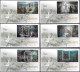NEW ZEALAND 2022 Lord Of The Rings: Two Towers 20th Anniv., Set Of 6 M/S’s On FDC - Vignettes De Fantaisie