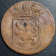 Netherlands East Indies VOC Holland Indonesia 1 One Duit 1751 Rosette Mintmark - Indonesië