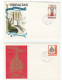 5  GIBRALTAR FDCs 1971-1982 Fdc Christmas Iyc Stamp On Stamps Military Coat Of Arms United Nations Cover - Gibraltar