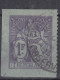 ⁕ France 1928 ⁕ Telegraphe 1 F. Stationery ⁕ 1v Used - Telegraaf-en Telefoonzegels