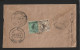 Malaya Negri Sembilan Stamps On Cover Seremban To India 1940 With Not Opened By Censor Cancellation (B62) - Negri Sembilan