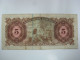 1976 Macau Banco Nacional Ultramarino $5 Patacas Banknote , Used - Macau