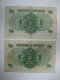 1957 1959 Hong Kong Government $1 Banknote, QEII,  Used - Hongkong