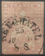 Timbre De 1854/55 ( Strubel / N°24B / Signé Marchand ) - Gebraucht