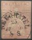 Timbre De 1854/55 ( Strubel / N°24B / Signé Marchand ) - Used Stamps