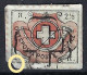 SUISSE Ca.1850: Le ZNr. 12 ("Winterthur") B Obl. Rosette, Coin SO Touché, Var. "cadre S Interrompu", Très Forte Cote - 1843-1852 Federale & Kantonnale Postzegels