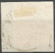 Timbre De 1857/62 ( Strubel / N°22G / Signé Marchand ) - Used Stamps