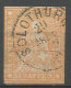 Timbre De 1857/62 ( Strubel / N°25G / Signé Marchand ) - Used Stamps