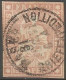 Timbre De 1857/62 ( Strubel / N°24G / Signé Marchand ) - Used Stamps