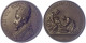 Bronzemedaille Anno XIII = 1667 Von Morone Und Hamerani. Fußwaschung Am Gründonnerstag. 41 Mm. Vorzüglich/Stempelglanz P - Altri & Non Classificati