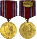 Tragbare Vergoldete Bronzemedaille Am Band 1914 Von Throndsen. Landessängerfest Kristiania. 35 Mm. Vorzüglich, Kl. Stemp - Norvège