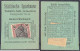 Städtische Sparkasse, 50 Pfg. O.D. (1920). Karton Mit In Schlitze Gesteckter Briefmarke. I- Tieste 7400.20.01. - [11] Local Banknote Issues