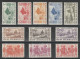 604 Nuove Ebridi  1925-57 - Definitive “New Hebrides” 3 Serie N. 91/95+155/65+186/96 - MH - Collezioni & Lotti