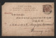 Malaya Federated Malay States Post Card With Tiger. Post Card From Kualalumpur To Penang (B78) - Federated Malay States