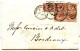 GRANDE BRETAGNE - SG. 7 BLOC DE 5 SUR LETTRE DE LONDRES POUR BORDEAUX, 1876 - Brieven En Documenten