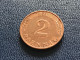 Münze Münzen Umlaufmünze Deutschland 2 Pfennig 1977 Münzzeichen J - 2 Pfennig