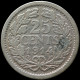 LaZooRo: Netherlands 25 Cents 1914 VF / XF - Silver - 25 Centavos