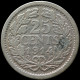 LaZooRo: Netherlands 25 Cents 1914 VF / XF - Silver - 25 Cent
