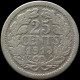 LaZooRo: Netherlands 25 Cents 1915 VF / XF - Silver - 25 Cent