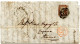 GRANDE BRETAGNE - 1 P. ROUGE (DEFAUT) SUR LETTRE DE LIVERPOOL POUR LA FRANCE, 1845 - Covers & Documents