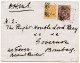 EX-COLONIES ANGLAISES - ADEN - INDE SERVICE 20+25 SUR LETTRE D'ADEN O.H.M.S. POUR BOMBAY, 1887 - Aden (1854-1963)