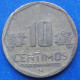 PERU - 10 Centimos 2008 KM# 305.4 Monetary Reform (1991) - Edelweiss Coins - Pérou