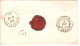 Lettres S Contenu  Obl.Turin 1860 Port 6 >  Vicomte De Jonghe Ministre De Belgique Bruxelles Cachets Au Verso - 1849-1865 Medallones (Otros)