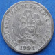 PERU - 1 Nuevo Sol 1994 KM# 308.1 Monetary Reform (1991) - Edelweiss Coins - Peru