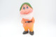 PIEPER POUET SQUEAKY:  DWARF DWERG NAIN - 1970's - L=12 - DISNEY - Rubber - Vinyl - Smurfs