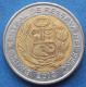 PERU - 2 Nuevos Soles 2012 "Hummingbird From The Inca Lines" KM# 343 Monetary Reform (1991) - Edelweiss Coins - Pérou