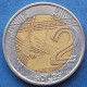 PERU - 2 Nuevos Soles 2012 "Hummingbird From The Inca Lines" KM# 343 Monetary Reform (1991) - Edelweiss Coins - Peru