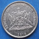 TRINIDAD & TOBAGO - 25 Cents 2014 "Chaconia" KM# 32 Republic (1976) - Edelweiss Coins - Trindad & Tobago