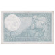 France, 10 Francs, Minerve, 1940, K.77274, SUP, Fayette:07.16, KM:84 - 10 F 1916-1942 ''Minerve''