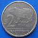 URUGUAY - 2 Pesos 2019 "Carpincho" KM# 136 Monetary Reform (1993) - Edelweiss Coins - Uruguay