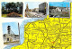 Delcampe - CARTES GEOGRAPHIQUES REGIONALES - Lot De 10 CPSM Grand Format (dont 7 Dentelées) FRANCE En BON ETAT - 5 - 99 Postcards