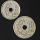 Belgigue / Belgium, Lot (2) 5 Centimes 1910 & 10 Centimes 1904 - Lots & Kiloware - Coins