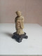 Statuette Asiatique, Art Du XIXème, En Pierre Vert  Hauteur 10 Cm - Arte Asiatica