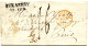 RUSSIE - BUKAREST 12. FEB. SUR LETTRE AVEC CORRESPONDANCE POUR PARIS, 1853 - ...-1857 Prephilately