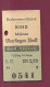 300124 - ALLEMAGNE - TICKET TRANSPORT MARITIME - 0541 Bodenseeschiffahrt KIND MAINAU ÛBERLINGEN Stadt Und ZURUCK DM 0.90 - Europe