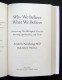 Why We Believe What We Believe By Andrew Newberg 2006 - Cultura