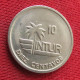 Cuba 10 Centavos 1989 KM# 415.2 Lt 853 *V2T Copper-nickel, Non Magnetic Kuba - Cuba